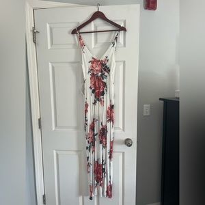 Tobi White Floral Maxi Dress